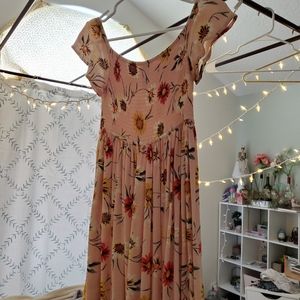 Pink Floral Dress